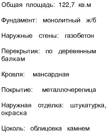 Проект дома из газосиликата 