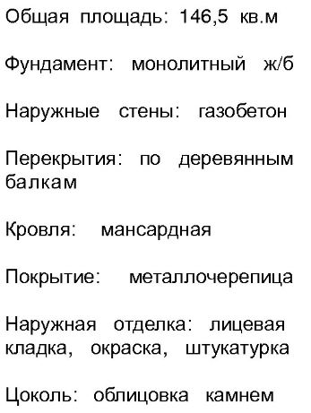 Проект дома из газобетона 