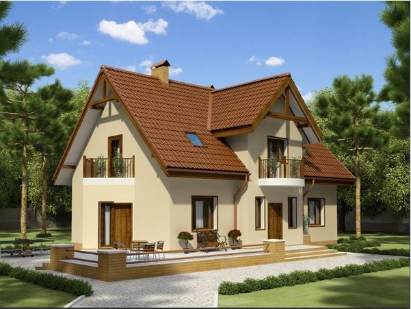 Проект коттеджа из газобетона - 
