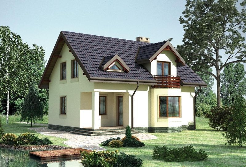 Проекты коттеджей из газобетона
